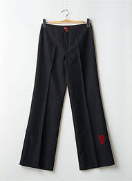 Pantalon large fermeture zippée sous rabat boutonné taille normale noir CIMARRON femme