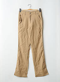 Pantalon droit stretch taille haute beige CIMARRON femme