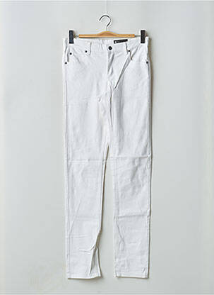 Pantalon slim stretch taille normale blanc CHEAP MONDAY femme