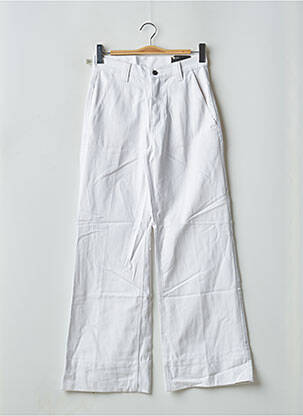 Jeans coupe large taille haute taille haute blanc CHEAP MONDAY femme