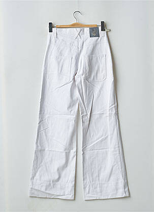Jeans coupe large taille haute taille haute blanc CHEAP MONDAY femme