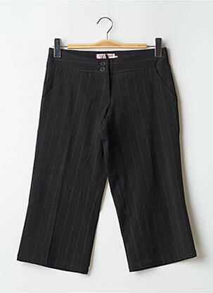 Pantacourt coupe droite taille basse noir BLEND SHE femme