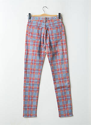 Pantalon slim stretch taille haute bleu BONAVENTURE femme