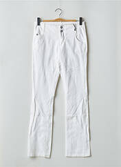 Pantalon droit blanc AEM'KEI pour femme seconde vue