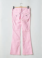 Pantalon droit rose CIMARRON pour femme seconde vue