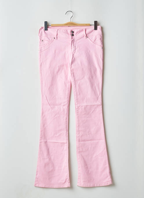 Pantalon droit rose CIMARRON pour femme