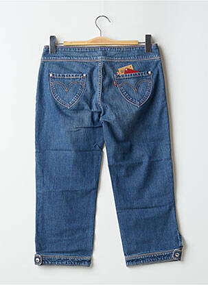 Pantacourt stretch taille basse bleu LEVIS femme