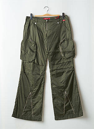 Pantalon cargo coupe droite taille basse vert MISS SIXTY femme