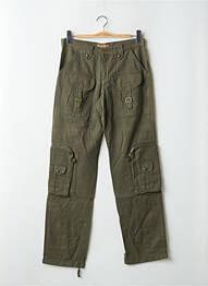 Pantalon cargo coupe droite taille normale vert PHARD femme