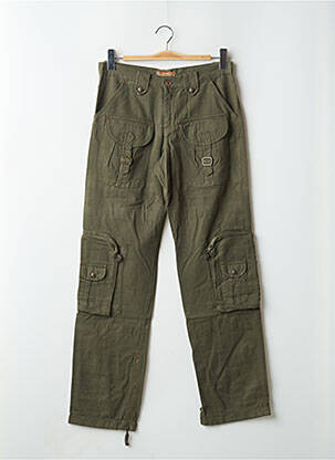 Pantalon cargo coupe droite taille normale vert PHARD femme