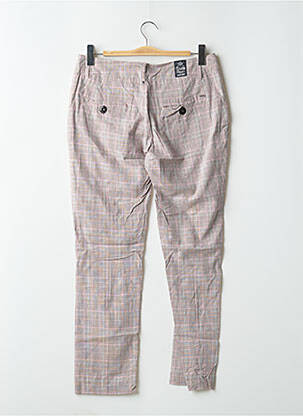 Pantalon chino tissage popeline taille normale rose RWD femme
