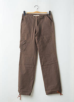 Pantalon cargo poches taille basse marron SESSUN femme