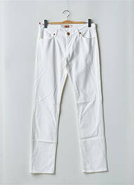 Jeans coupe slim taille basse taille basse blanc TAKE TWO femme