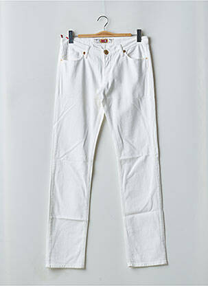 Jeans coupe slim taille basse taille basse blanc TAKE TWO femme