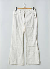 Pantalon flare blanc VERO MODA pour femme seconde vue