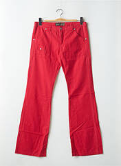 Pantalon flare rouge RWD pour femme seconde vue