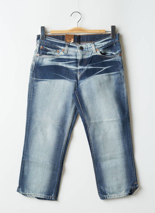 Pantacourt stretch taille basse bleu LEVIS femme
