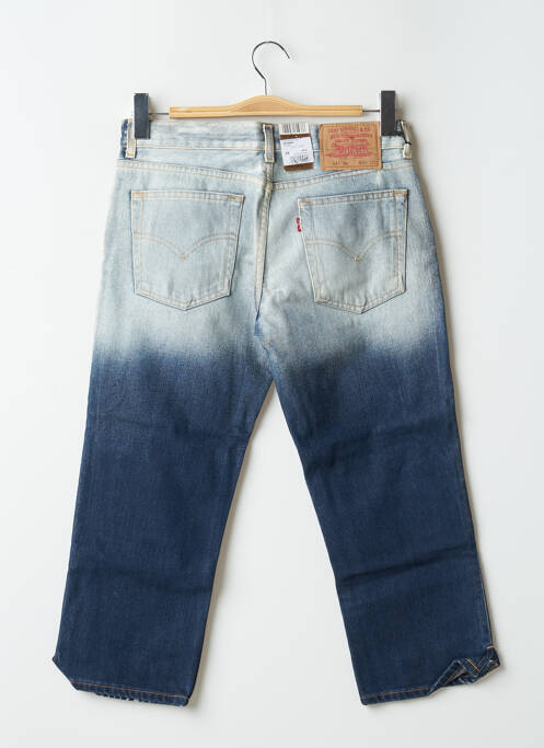 Pantacourt stretch taille basse bleu LEVIS femme