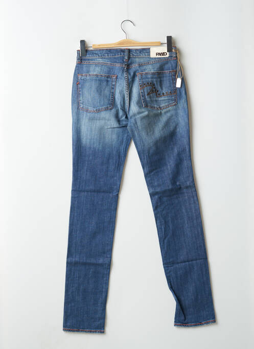 Jeans coupe slim bleu RWD pour femme