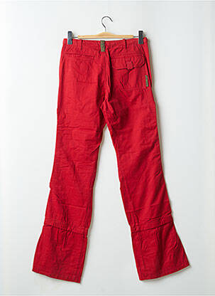 Pantalon cargo coupe droite taille normale rouge FREEMAN T.PORTER femme