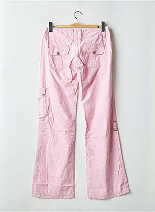 Pantalon cargo coupe droite taille basse rose FREEMAN T.PORTER femme
