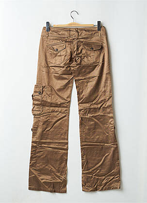 Pantalon cargo coupe droite taille normale marron FREEMAN T.PORTER femme