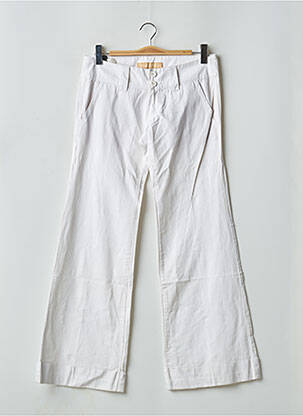 Pantalon flare taille basse taille basse blanc FREEMAN T.PORTER femme