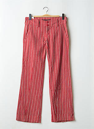Jeans bootcut poches taille basse rouge FREEMAN T.PORTER femme