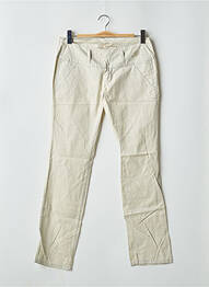 Pantalon slim taille basse taille basse beige FREEMAN T.PORTER femme
