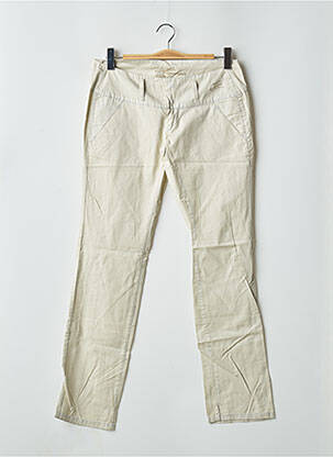 Pantalon slim taille basse taille basse beige FREEMAN T.PORTER femme