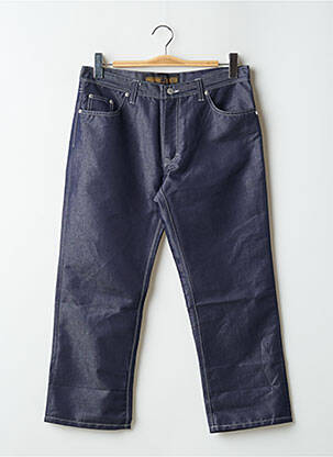 Pantacourt coupe droite taille basse bleu FREEMAN T.PORTER femme