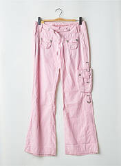 Pantalon cargo rose FREEMAN T.PORTER pour femme seconde vue