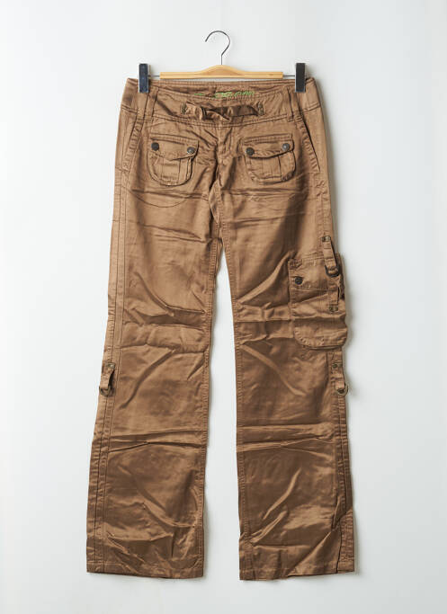 Pantalon cargo marron FREEMAN T.PORTER pour femme