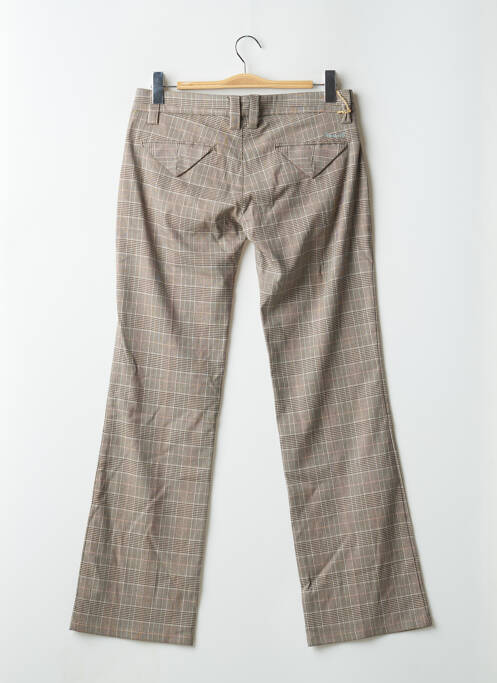 Pantalon droit marron FREEMAN T.PORTER pour femme