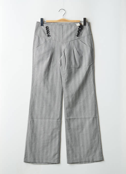 Pantalon large gris FREEMAN T.PORTER pour femme