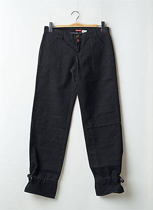 Pantalon droit poches noir BE YOU K femme