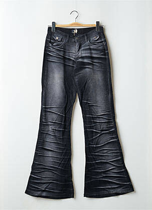 Pantalon flare stretch taille basse noir BE YOU K femme