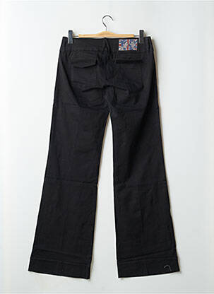 Pantalon flare fermeture zippée sous rabat boutonné noir BE YOU K homme
