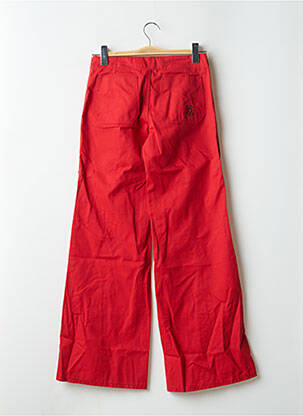 Pantalon flare coupe évasée rouge LA BRIGADA INTERNACIONAL femme