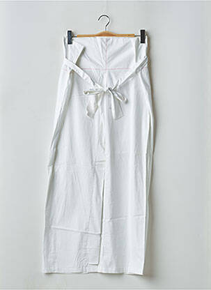 Pantalon droit coupe droite blanc LADY SOUL femme
