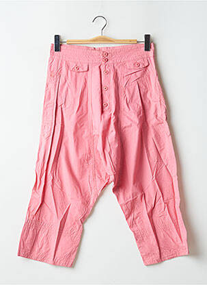 Pantacourt coupe droite taille normale rose LADY SOUL femme