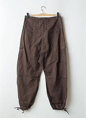 Pantalon droit poches marron LOLA ESPELETA femme