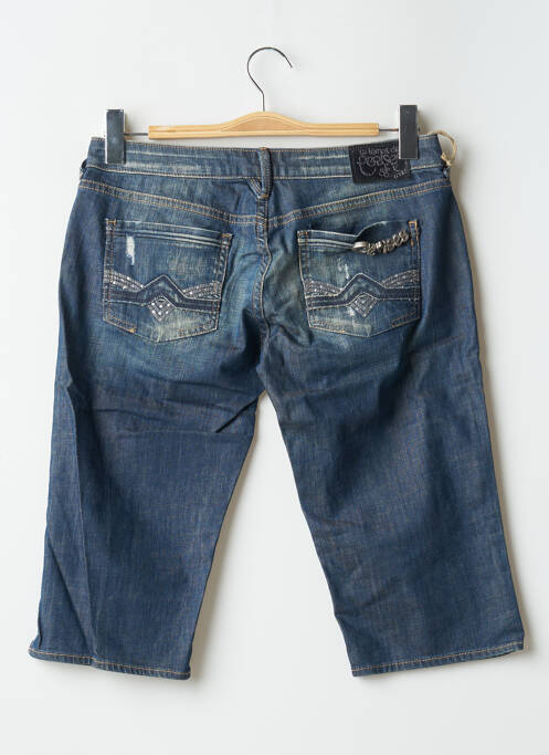 Bermuda bleu LE TEMPS DES CERISES pour femme