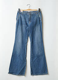 Jean coupe flare taille basse taille basse bleu SCHOOL RAG femme