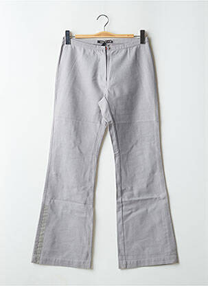 Pantalon flare taille basse taille basse gris SCHOOL RAG femme