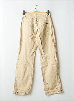 Pantalon droit stretch taille basse beige TEDDY SMITH homme