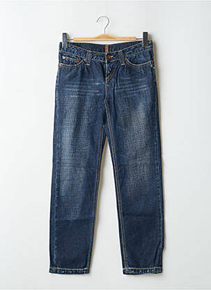 Jeans coupe slim stretch taille basse bleu TEDDY SMITH femme