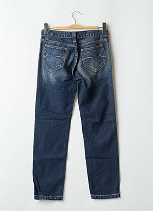 Jeans coupe slim taille basse taille basse bleu TEDDY SMITH femme