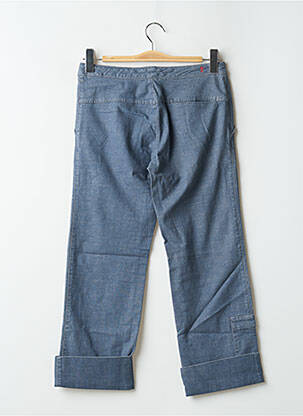 Pantalon 7/8 stretch taille basse bleu TEDDY SMITH femme