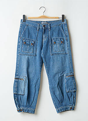 Jeans coupe droite taille basse taille basse bleu TEDDY SMITH femme